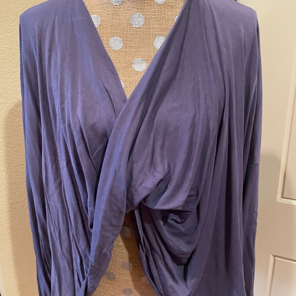 Michael Stars Long Sleeve Tee - Purple